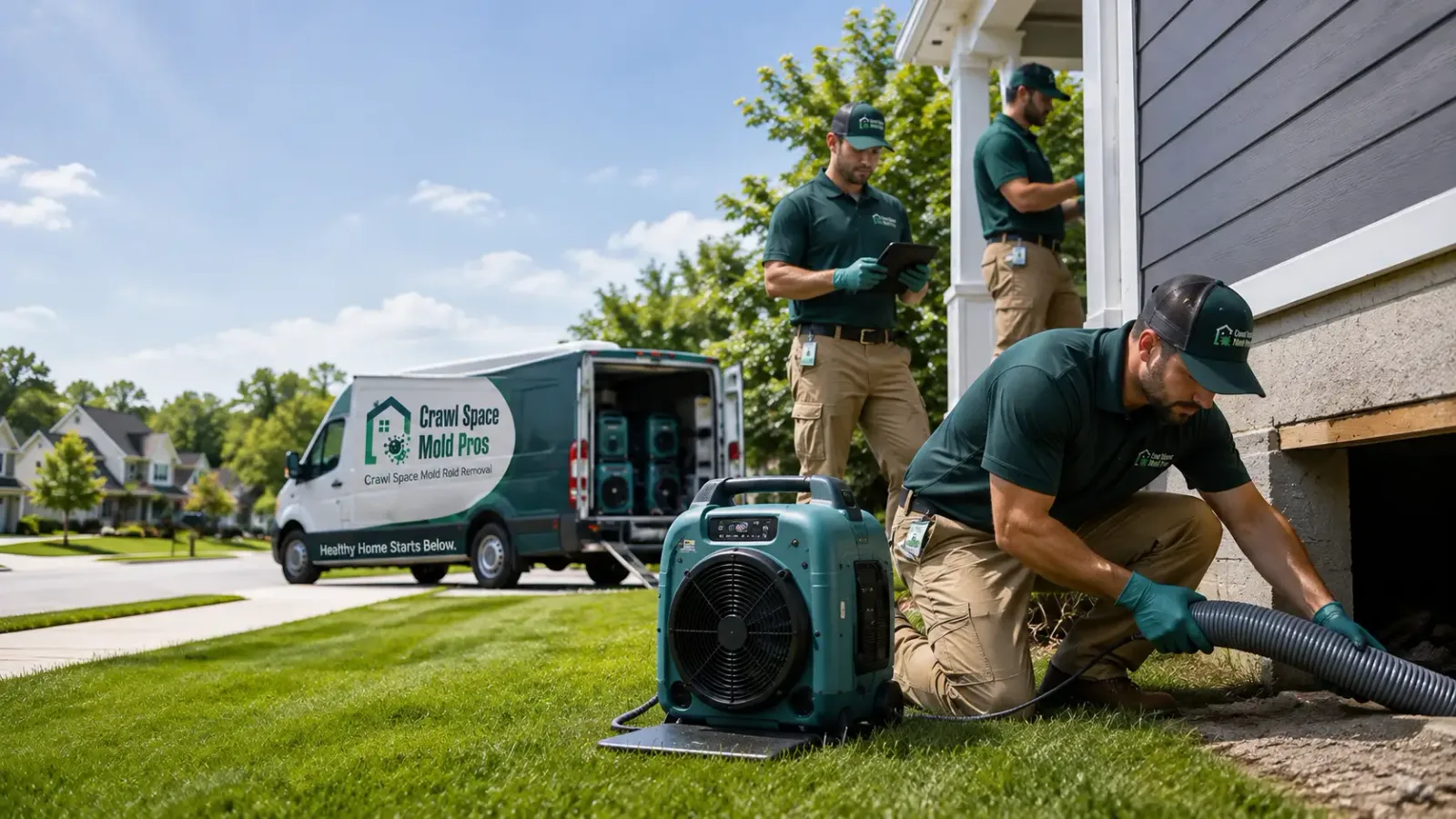 Crawl Space Mold Removal in Fair Oaks, IN